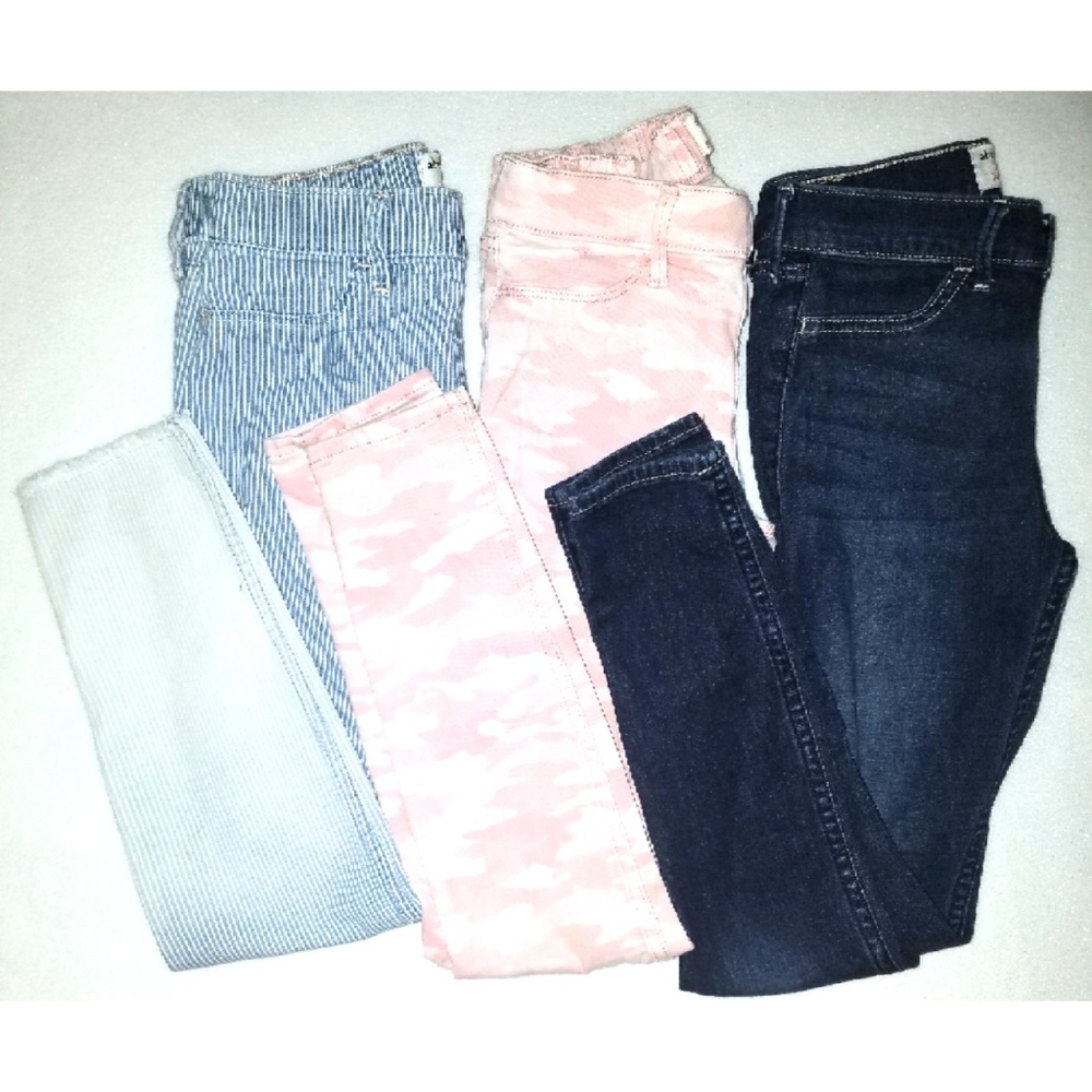 Abercrombie Kids 11/12 Slim 3 Pairs Jean Leggings